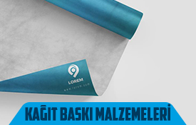 Kağıt Baskı Malzemeleri